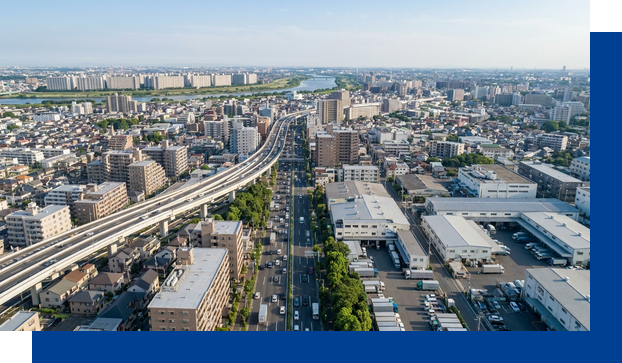 板橋区のオフィス街の街並み（イメージ）