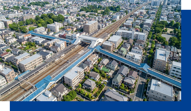 杉並区のオフィス街の街並み(イメージ)