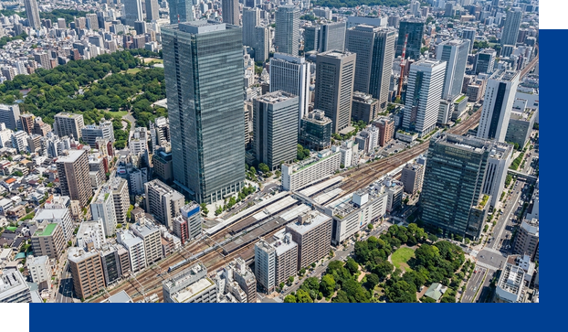 豊島区のオフィス街の街並み(イメージ)